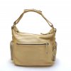 TOD'S SMALL BEIGE HANDBAG WITH CASES WITH ZIPPERS 